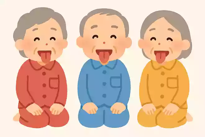 赤パジャマ青パジャマ黄パジャマ