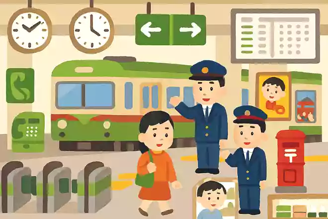 昭和の駅にあった当たり前のものとは何のことでしょうか?
