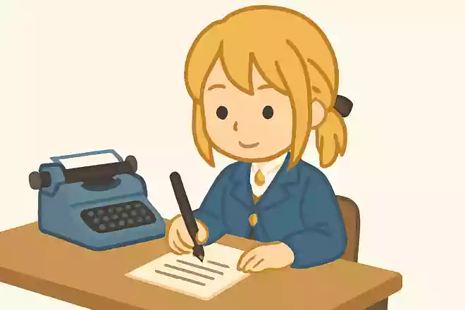 『ヴァイオレット・エヴァーガーデン』のヴァイオレットのように代筆をする人間を何と呼ぶ？