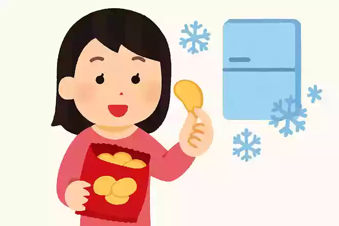 ポテトチップスは冷凍すると劣化しづらい