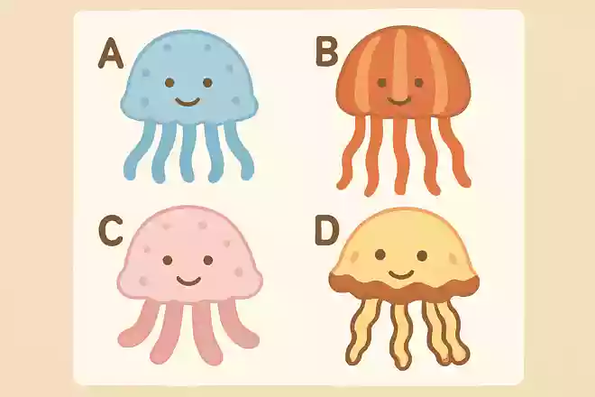 次のうち、ほんとうにいるクラゲは?