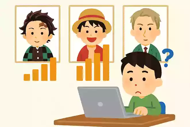 この中で国内での最高視聴率を持つアニメはどれ?