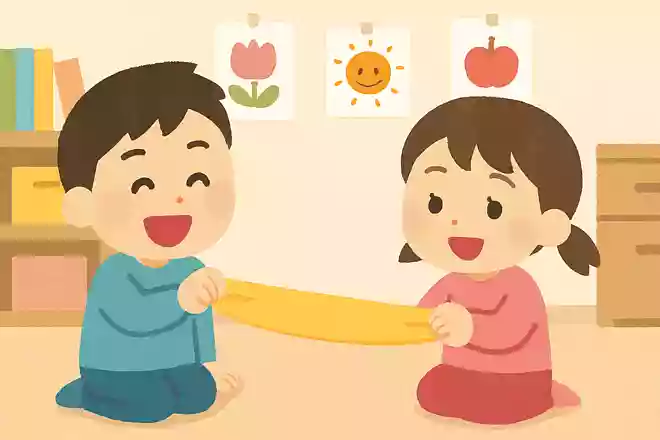 保育園や幼稚園にもある、布や紙でできた食べられないガムってどんなガムでしょう?
