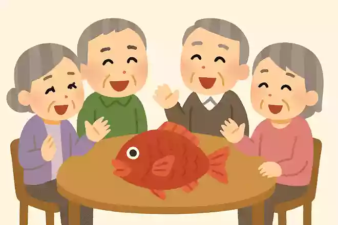 1年に1回現れる、海にも川にもいない魚は何でしょう?