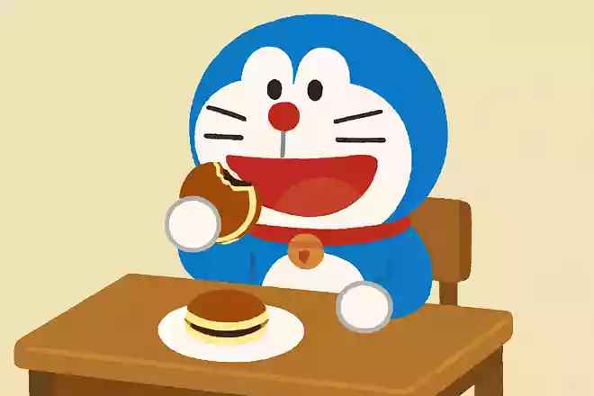ドラえもんが20世紀にやってきたときに初めて食べたものは?