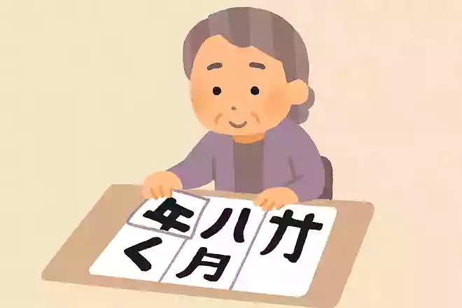 「ム」+「ヒ」+「ヒ」+「月」