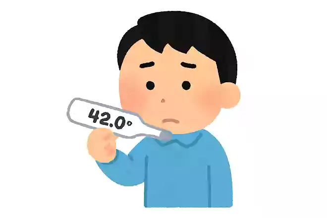 一般的に人間の体温を測る、体温計は最高で何度を示すでしょうか?