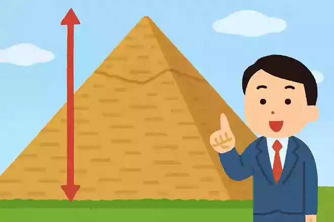 エジプトにあるピラミッドの中でも、最も大きい「クフ王のピラミッド」の高さは約何メートルでしょうか?
