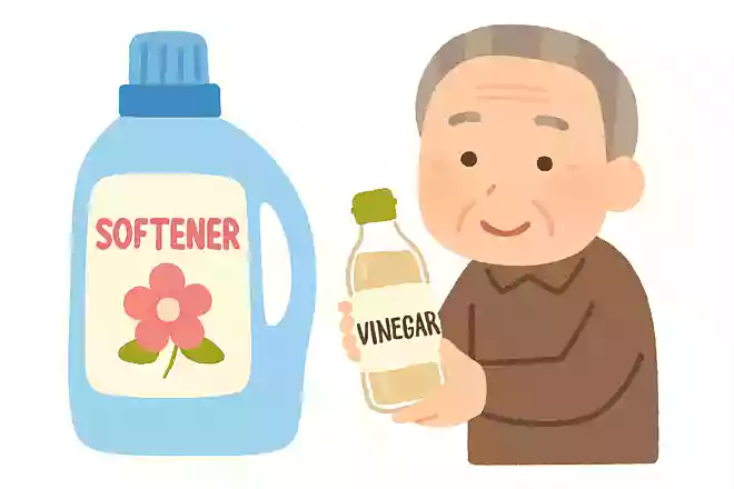 洗濯で使用される柔軟剤。家庭にある別のもので代用ができますが、何でしょうか?