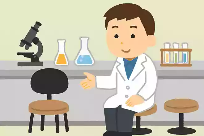 理科室には背もたれがないイスが使われているのはなんでしょう?