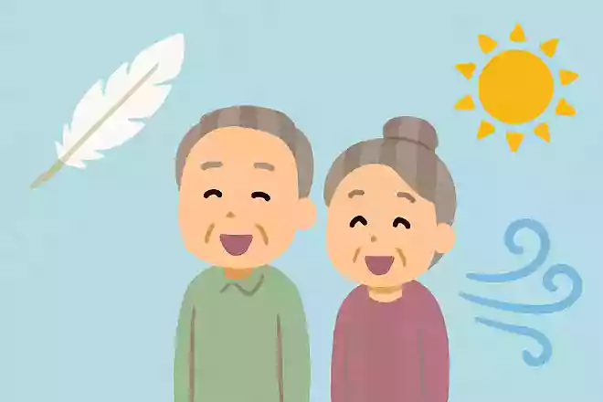 羽根、風、夏