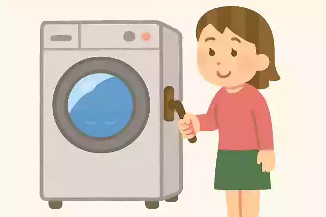 洗濯機にあるレバーが付いていました。現在では考えられないこのレバーの役割は何でしょうか？