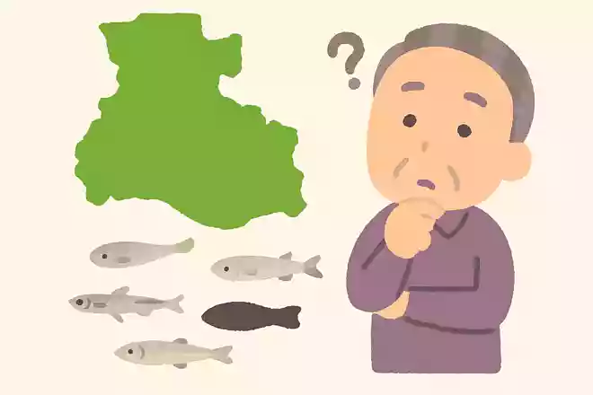 兵庫県の名産で、アユやイワシ、ウナギやニシン、イカナゴなどの魚の稚魚の総称を何というでしょう。
