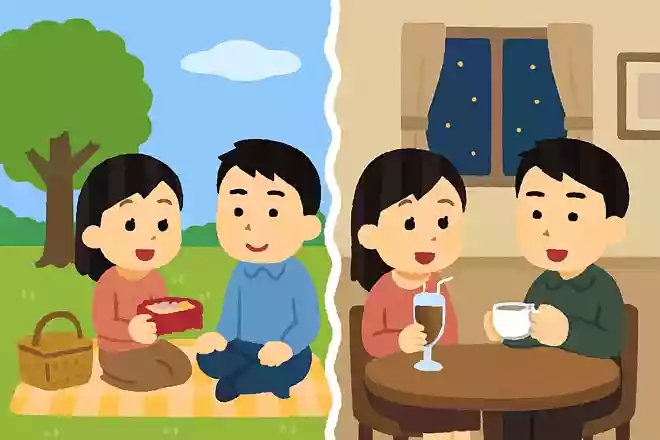 デートは、屋外 or 屋内どっちがいい?
