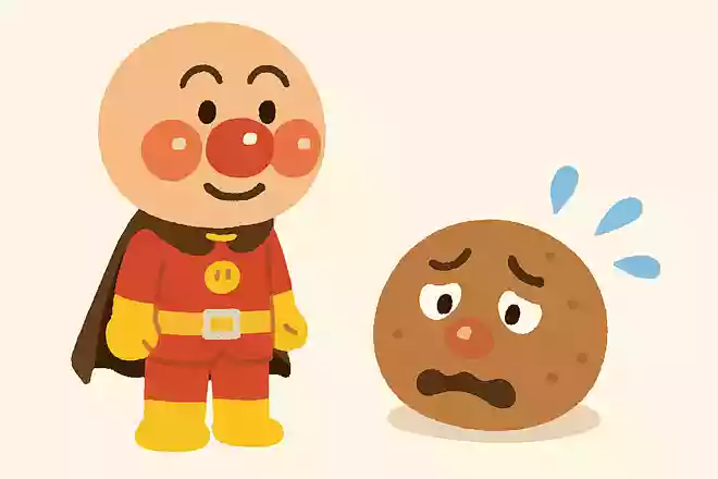 アンパンマンの取り替えた古い顔はどうなるでしょう?