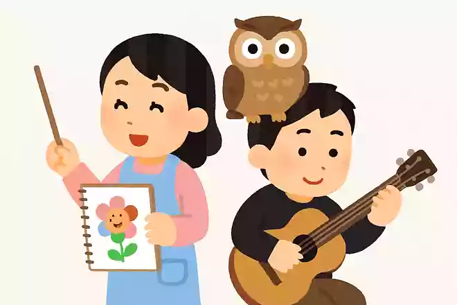 保育士と音楽家の背中を合わせると現れる動物はなんでしょうか?