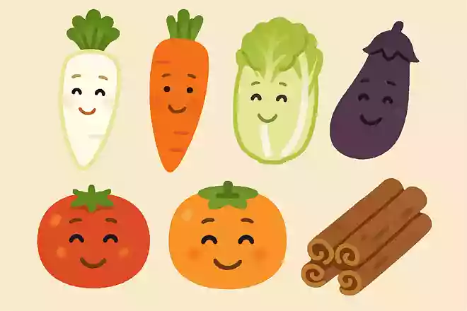 冬至の七草には「ん」が2つつく食べ物が選ばれている。