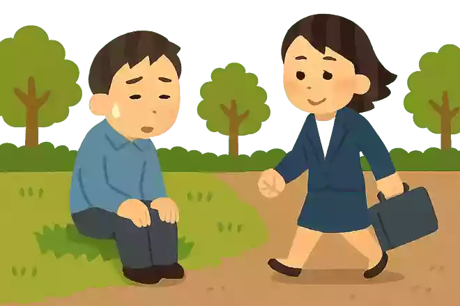 疲れた人は、しばし路傍の草に腰を下ろして、道行く人を眺めるがよい。人は決してそう遠くへは行くまい。イワン・ツルゲーネフ