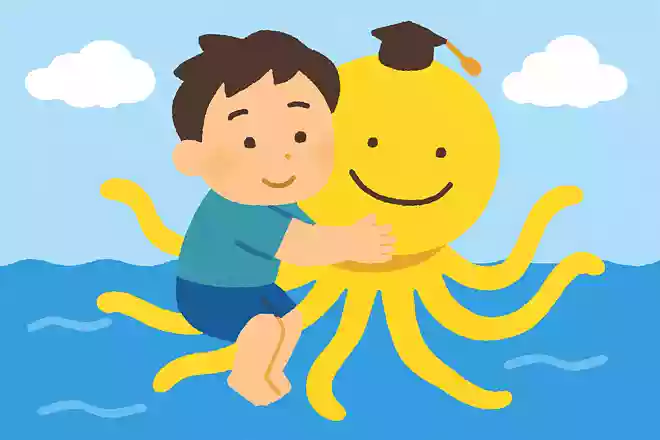 こいつにならどんなにしがみついても沈まない。そう思うと人は自力で泳ぐことをやめてしまう。殺せんせー（暗殺教室）
