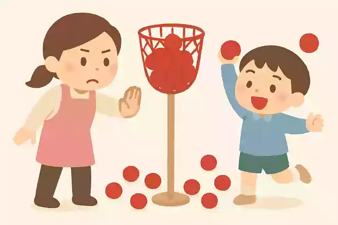 ストップ玉入れ