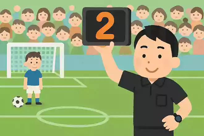 昔サッカーで「ロスタイム」と呼ばれていたのは、今はなんと呼ばれているでしょう?