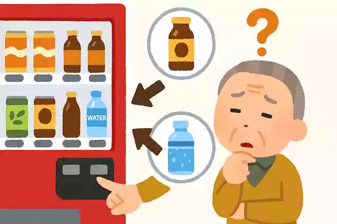 自販機のボタンを左右同時に押した場合、どちらの商品が出てくるでしょうか?