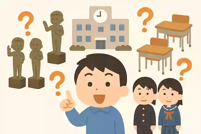 校内に銅像は何個ある?