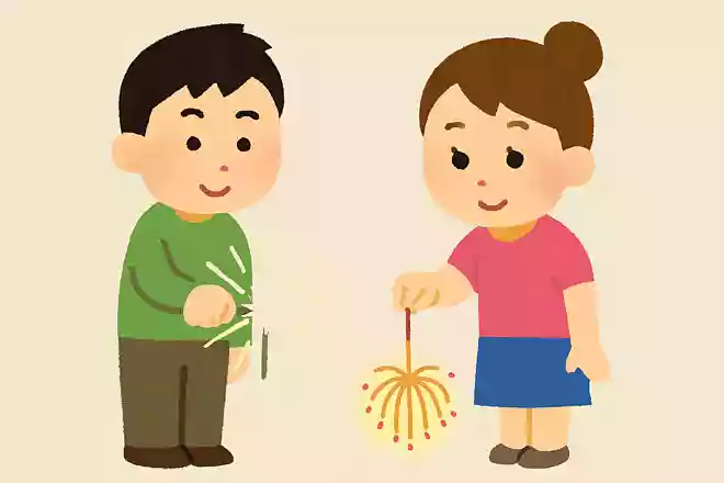 線香花火には2種類ある