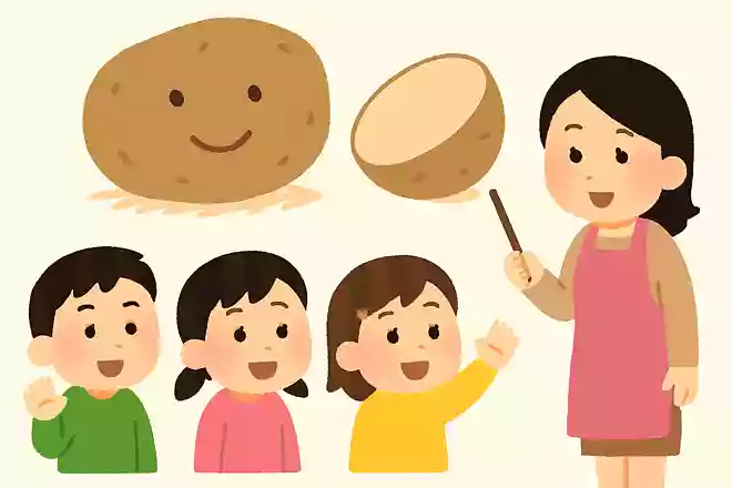 普段私たちが食べているのは、じゃがいものどこの部分でしょう。