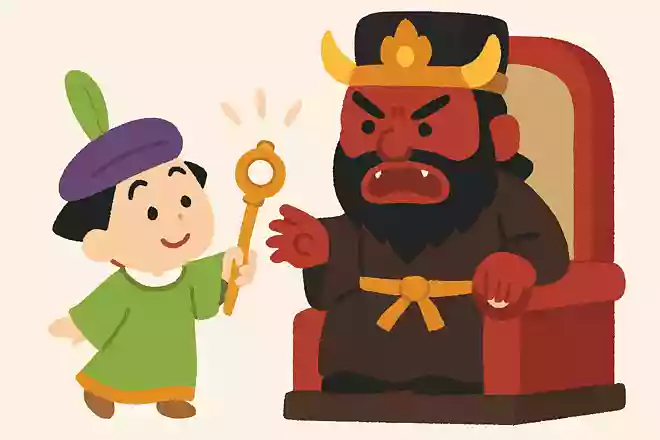 おじゃる丸がエンマ大王から盗んだものはなに?
