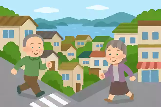 広島県尾道市は坂が多いことで有名ですよ。上り坂と下り坂どちらが多いでしょうか?