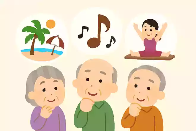 夏休み、音楽、体操
