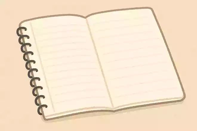 ノートの1ページ目だけ字が丁寧