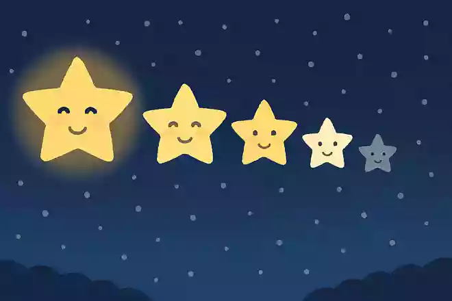 夜空に輝く星は残りの寿命で明るさが変わる