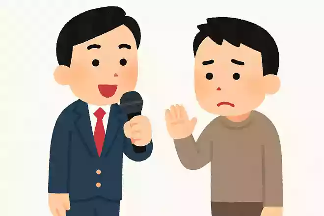 歌唄いが来て、歌唄えと言うが、歌唄いぐらい歌唄えれば歌唄うが、歌唄いぐらい唄えぬから歌唄わぬ
