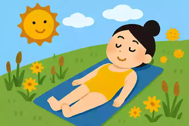 日光浴で花粉症が改善することがある