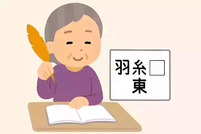 「羽」+「白」+「糸」+「東」=