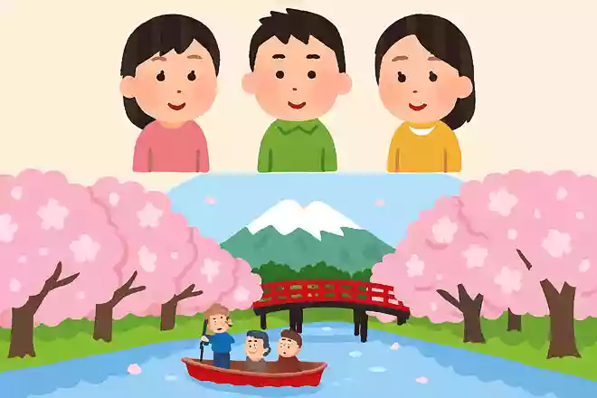 春の弘前公園外濠で見られる絶景の名前は?