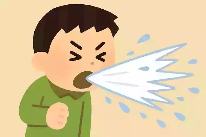 くしゃみの速度は時速100km以上ある