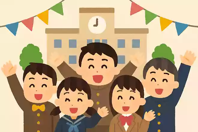 (学校名)、全員が主役