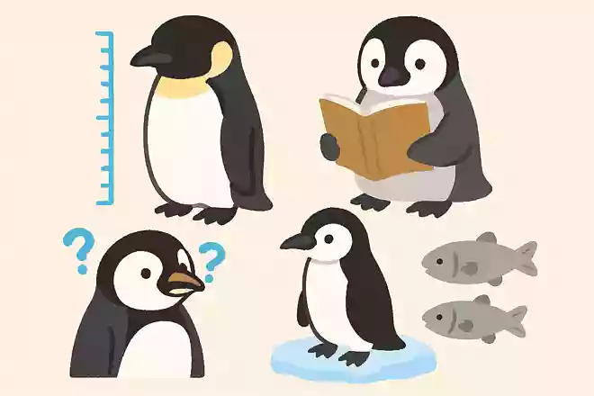 コウテイペンギンの体長は約何cmでしょうか?