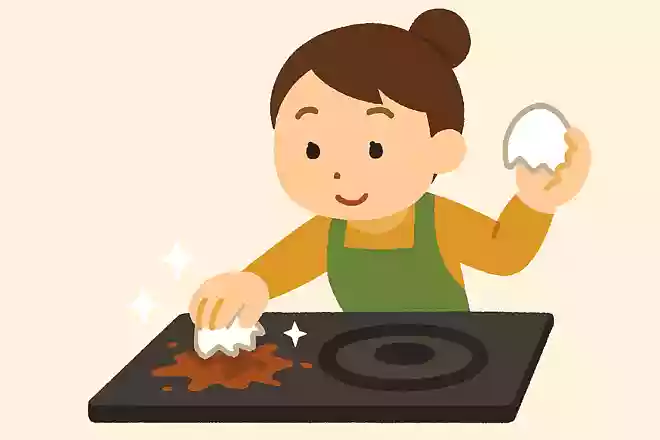 コンロの油汚れは卵の殻で落とせるNEW!