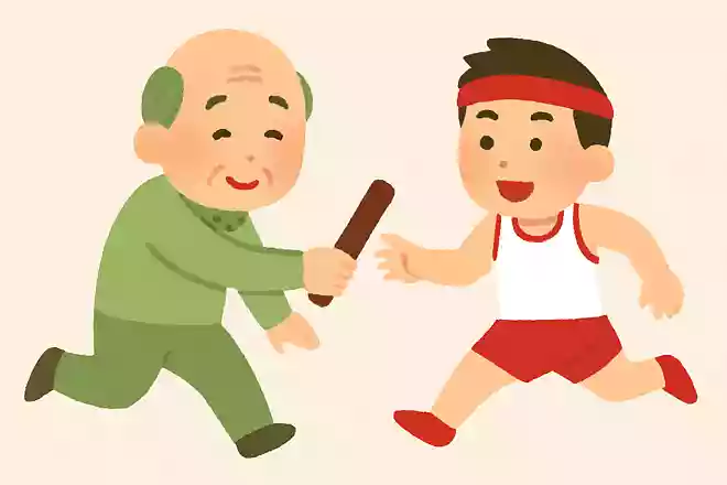 前前前世から僕は バトンを渡しにきたよ（リレー）