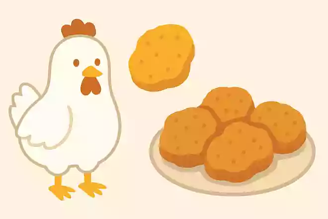 チキンナゲットの「ナゲット」の意味は?
