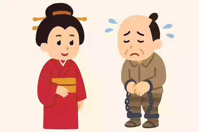 江戸時代に、身分が高い女性があることをすると身代わりになる人がいました。何の身代わりでしょう?