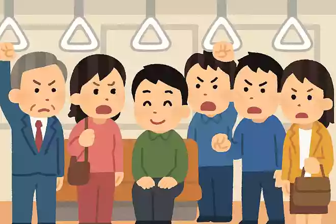 満員電車で毎日絶対座れている人がいるのはなぜでしょう?