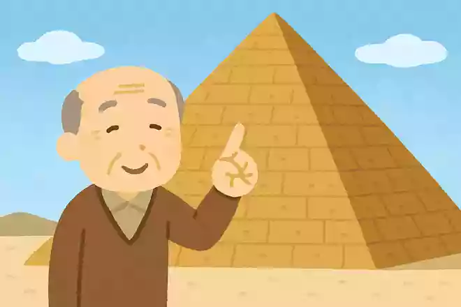 クフ王のピラミッドの高さはおよそ140メートル