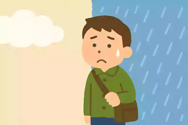 降水確率0%でも絶対に雨が降らないわけではない