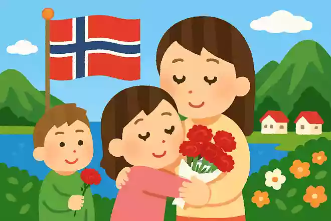 ノルウェーは世界で1番母の日を迎えるのが早い