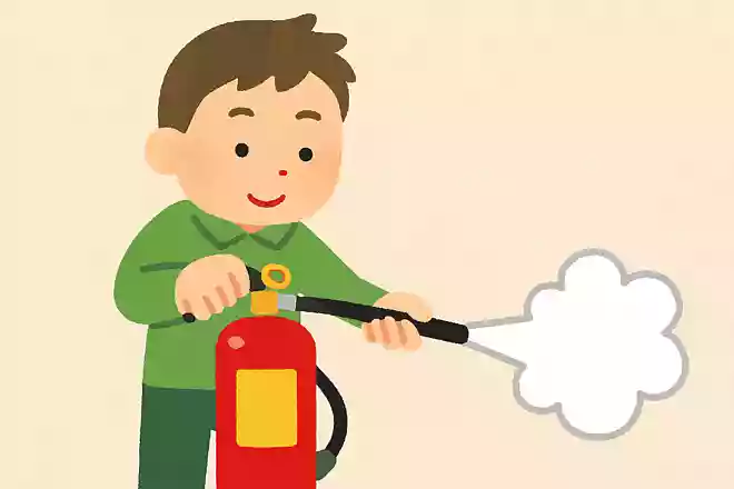 消火器の使い方は「ピノキオ」に聞け